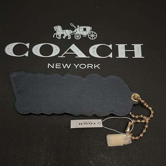 Coach Comic Coach Script Hangtag Marvel Signature Logo Bag Charm Keychain 2051 - Picture 5 of 7